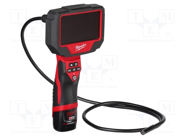 Inspection camera; Display: LCD 4,3"; Cam.res: 480x272; Len: 1.2m