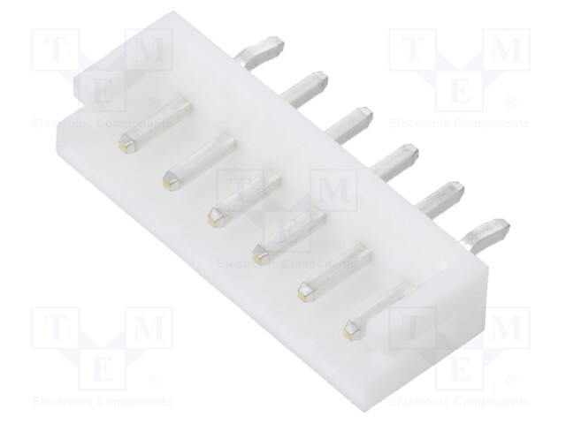 Wire-board; socket; male; EH; 2.5mm; PIN: 6; THT; 250V; 3A; -25÷85°C