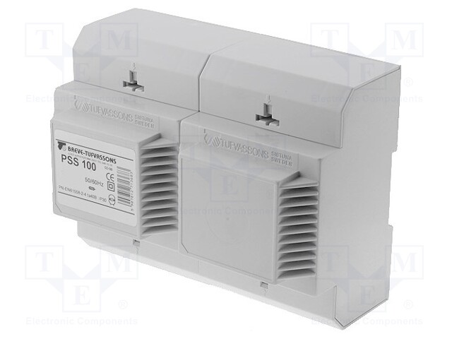 Transformer: safety; 100VA; 230VAC; 18V; IP30; Mounting: DIN; 2.2kg