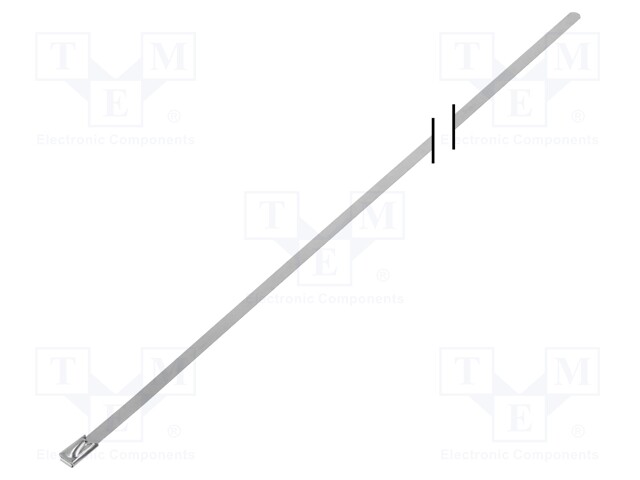 Cable tie; L: 620mm; W: 4.6mm; acid resistant steel; 445N; D: 0.25mm