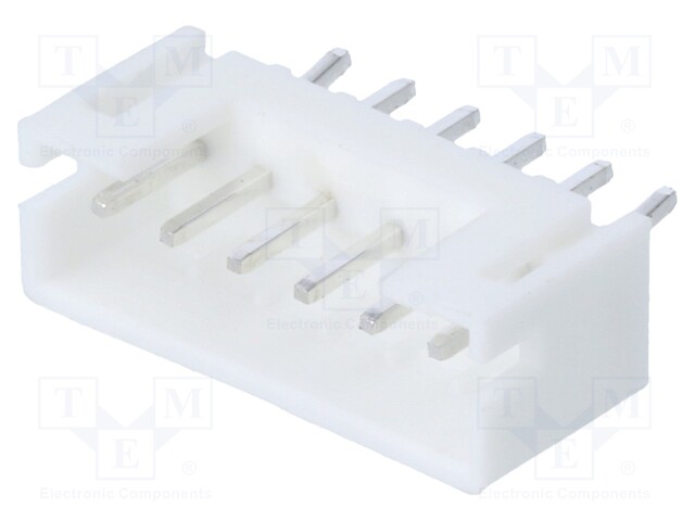 Socket; wire-board; male; 2mm; PIN: 6; THT; 100V; 2A; tinned; -25÷85°C