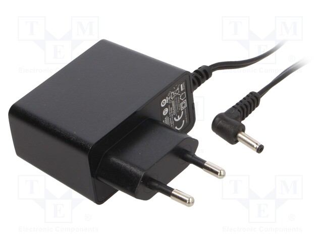 Power supply: switched-mode; constant voltage; 5VDC; 2A; 10W; plug