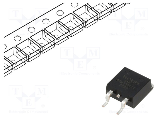 Transistor: N-MOSFET; unipolar; 80V; 120A; Idm: 778A; 349W; SOT404