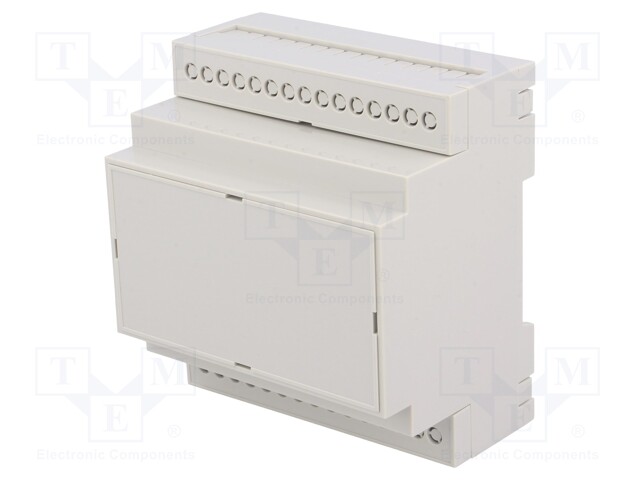 Enclosure: for DIN rail mounting; Y: 90.2mm; X: 83.6mm; Z: 57.5mm