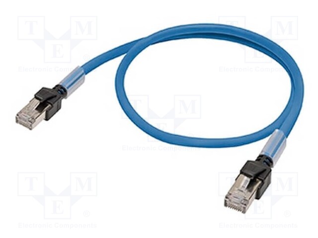 Connection lead; IP20; 30VDC; 1A; 20m; Series: XS6; -25÷75°C; Cat: 6a