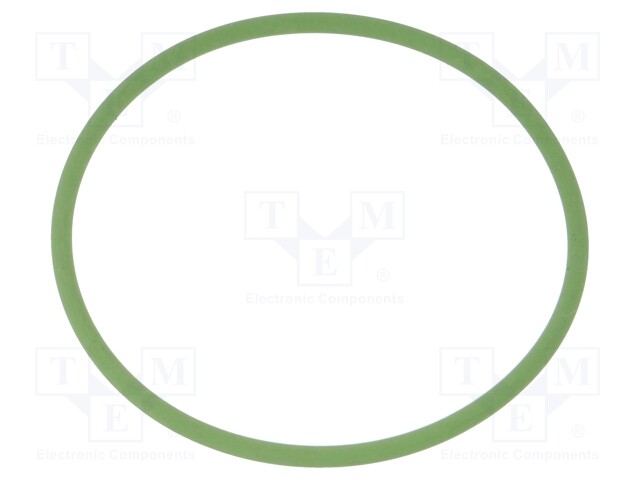 O-ring gasket; FKM; D: 2mm; Øint: 46mm; M50; green; -20÷200°C