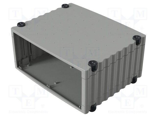 Enclosure: desktop; Tabletop; X: 324mm; Y: 268mm; Z: 147mm; aluminium