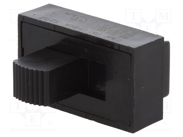 Switch: slide; Pos: 2; DPDT; 6A/125VAC; ON-OFF; No.of term: 6