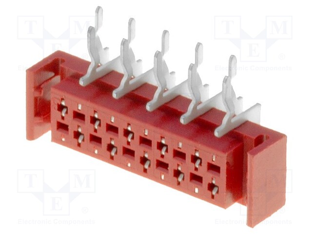 Socket; wire-board; female; PIN: 10; THT; on PCBs; 30V; 1A; -40÷105°C