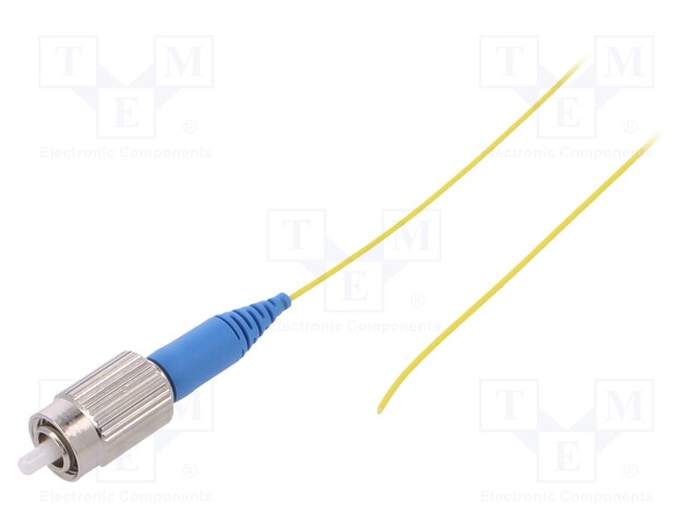 Optic fiber pigtail; FC; 2m; Optical fiber: 900um; yellow