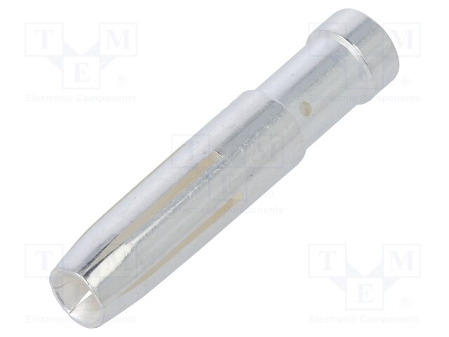 Contact; female; 4mm2; 12AWG; silver plated; crimped; bulk; 16A