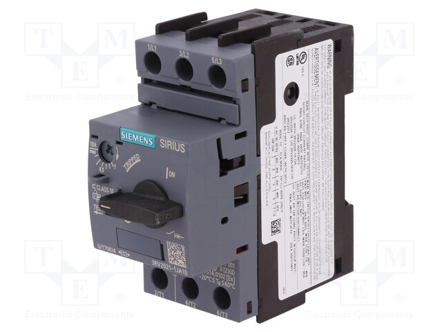 Motor breaker; 4kW; 220÷690VAC; DIN; Overcurrent release: 7÷10A