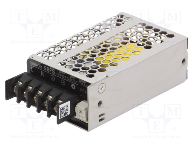 Power supply: switched-mode; 15W; 15VDC; 1A; OUT: 1; 99x82x35mm