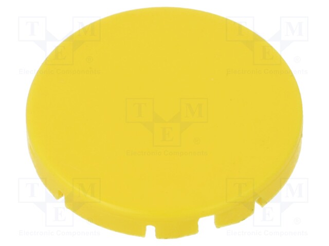 Actuator lens; yellow; Ø19.7mm