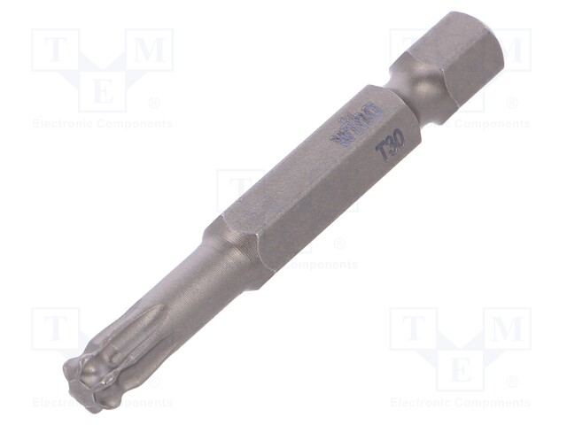 Screwdriver bit; Torx®,spherical; T30; Overall len: 50mm