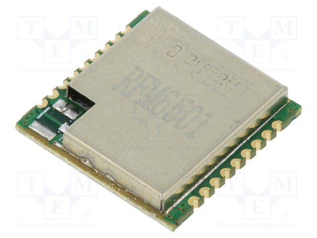 LoRa; FSK,GFSK,GMSK,LoRa,MSK,OOK; 868MHz; GPIO,SPI; -139dBm