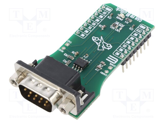 Click board; transceiver; UART; TLE9251V; 3.3/5VDC