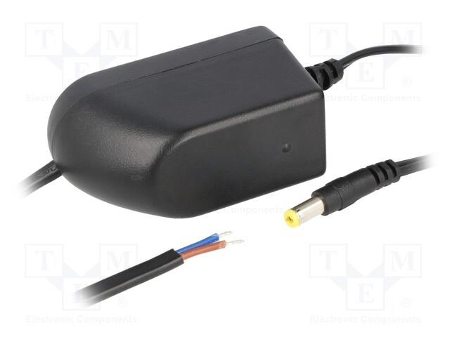 Power supply: switched-mode; 12VDC; 2A; Out: 5,5/2,1; 24W; 0÷40°C