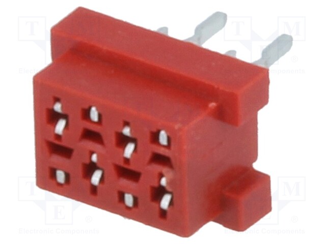 Socket; wire-board; female; PIN: 4; THT; on PCBs; 30V; 1A; -40÷105°C