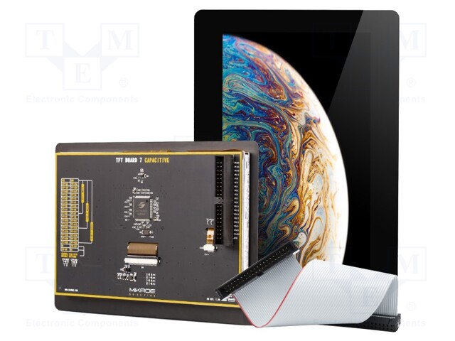 Display: TFT; 7"; 800x480; 154.08x85.92mm; Interface: 8080