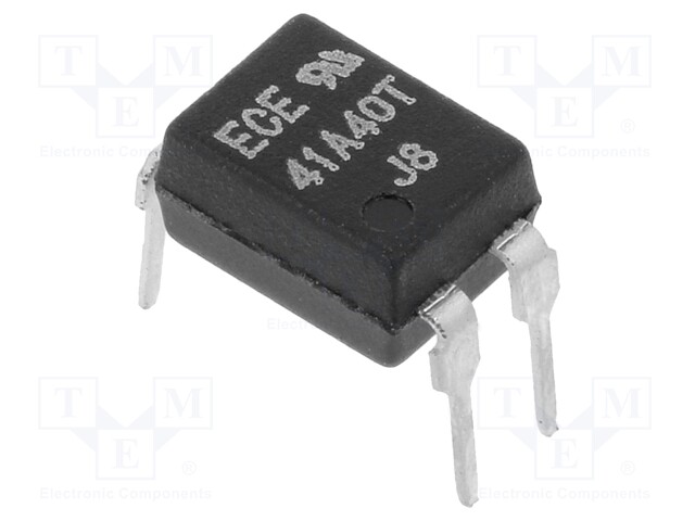 Relay: solid state; Icntrl max: 50mA; 130mA; max.400VAC; 30Ω; DIP4