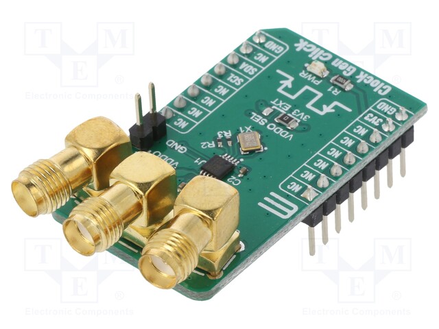 Click board; generator; I2C; SI5351A-B-GT; 3.3VDC