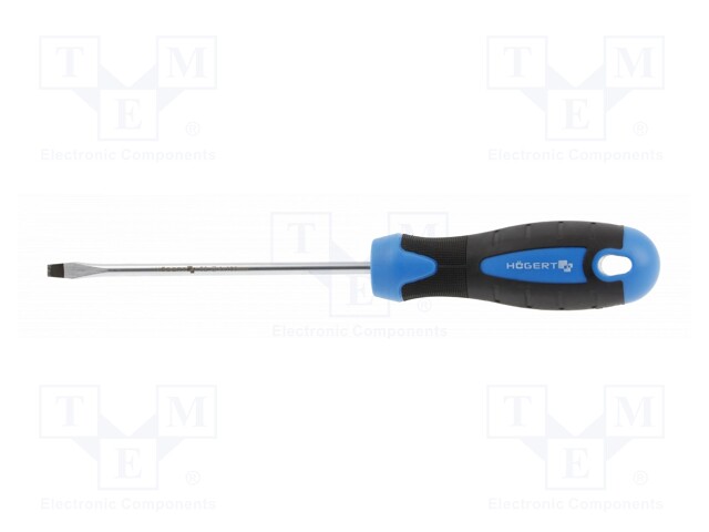 Screwdriver; slot; SL 4mm; 100mm