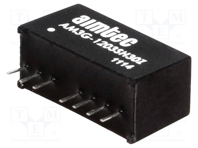 Converter: DC/DC; 3W; Uin: 9÷18V; 3.3VDC; Iout: 700mA; SIP8; 4.8g