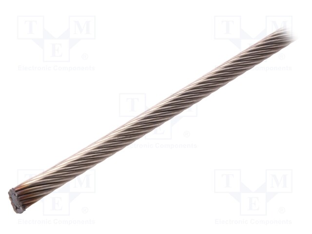 Rope; acid resistant steel A4; Ørope: 6mm; L: 10m; 1032kg