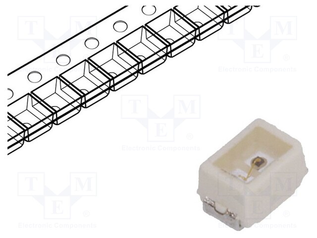 LED; SMD; Mini PLCC2,2014; red; 10÷40mlm; 3.55÷11.2mcd; 120°; 2mA