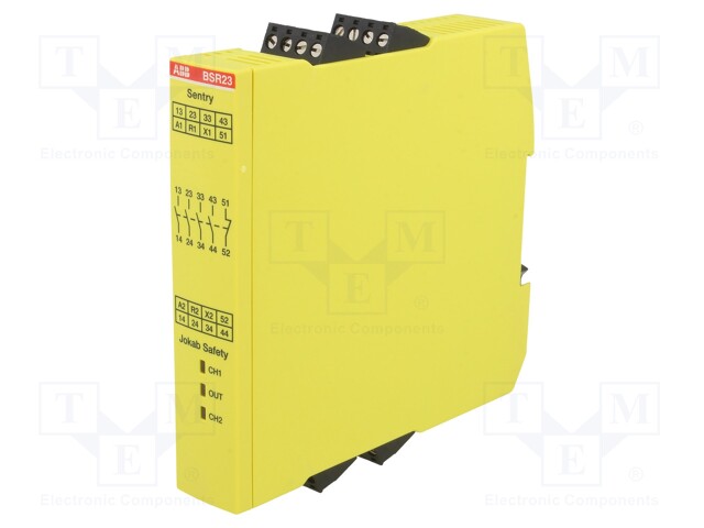 Module: safety relay; Series: SENTRY; Mounting: DIN; -10÷55°C; IP20