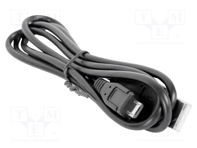 Connection cable; grey; USB 2.0 A plug,USB B micro plug; 1pcs.