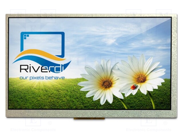 Display: TFT; 7"; 800x480; Illumin: LED; Dim: 164.8x99.8x11.45mm