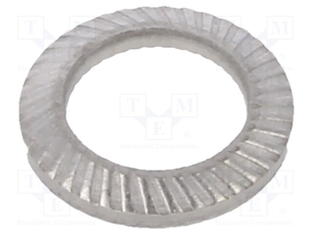 Washer; conical; M4; D=7mm; h=1.2mm; A2 stainless steel; BN: 20041