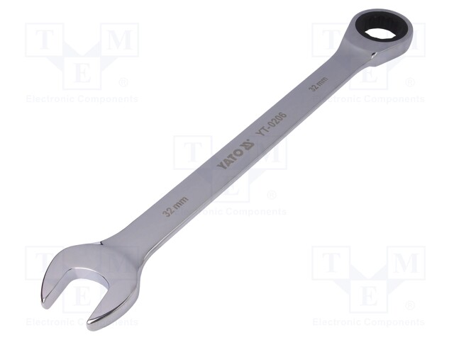 Key; combination spanner,with ratchet; 32mm