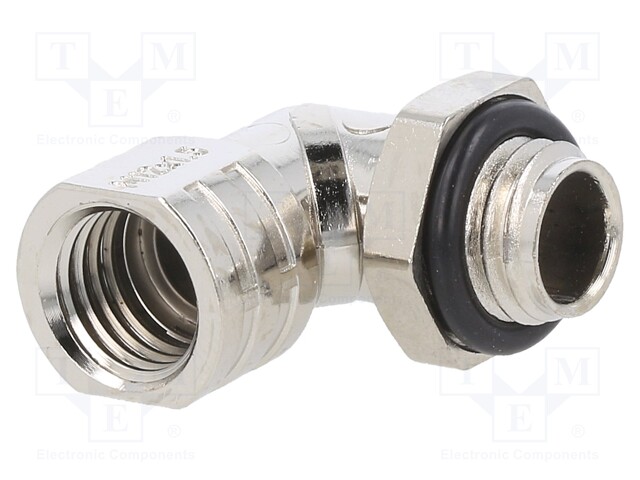 Cable gland; angular; M12; 1.5; IP55; Mat: zinc die-cast