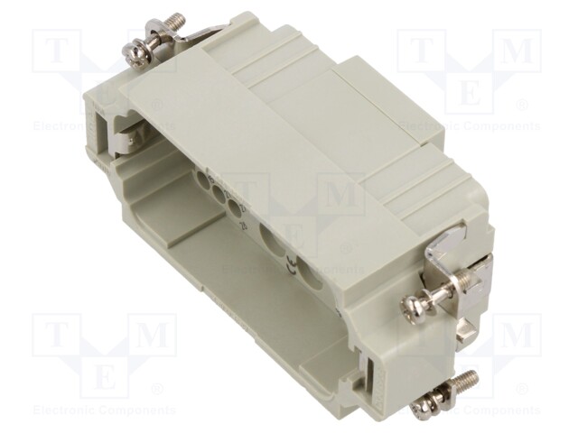 Connector: HDC; contact insert; male; CX; PIN: 6; 6+PE; size 77.27