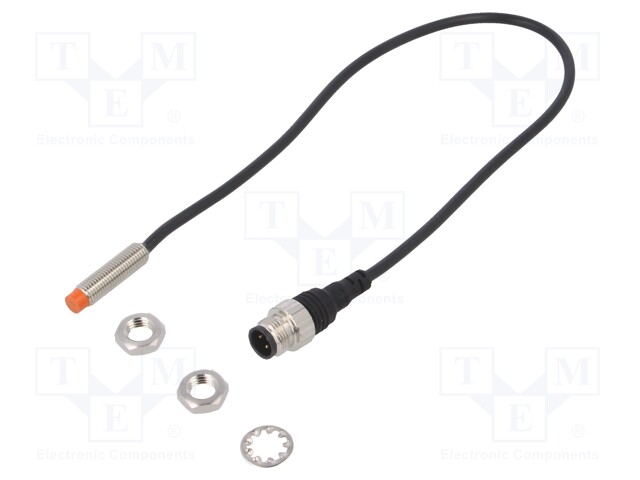 Sensor: inductive; Output conf: PNP / NO; 0÷2mm; 10÷30VDC; M8; IP67