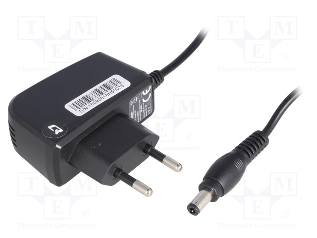 Power supply: switched-mode; 5VDC; 1A; Out: 5,5/2,5; 5W; 100÷240VAC