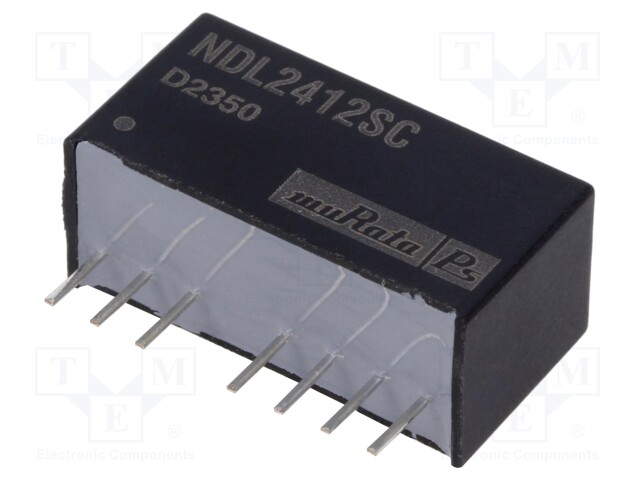 Converter: DC/DC; 2W; Uin: 21.6÷26.4V; Uout: 12VDC; Iout: 167mA; SIP