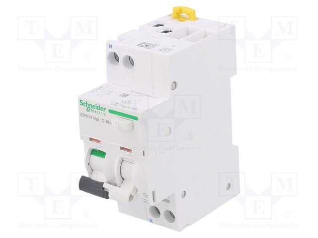 RCBO breaker; Inom: 16A; Ires: 300mA; Max surge current: 250A; DIN