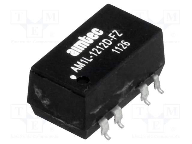 Converter: DC/DC; 1W; Uin: 10.8÷13.2V; Uout: 12VDC; Uout2: -12VDC