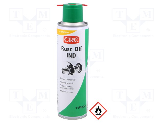 Oil; grey; spray; can; RUST OFF IND; 250ml