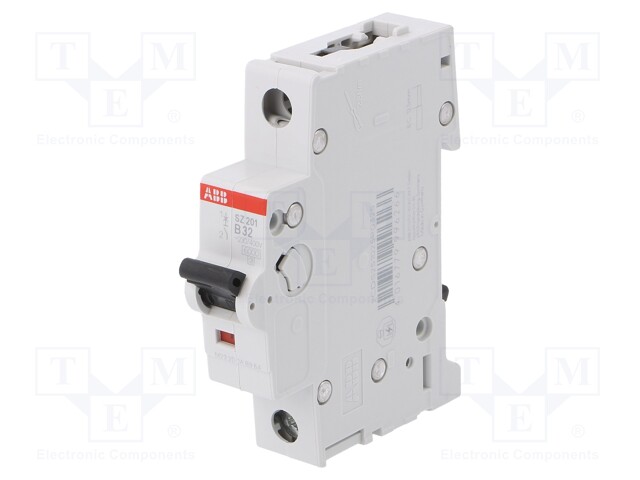 Circuit breaker; 230VAC; Inom: 32A; Poles: 1; DIN; Charact: B; 6kA