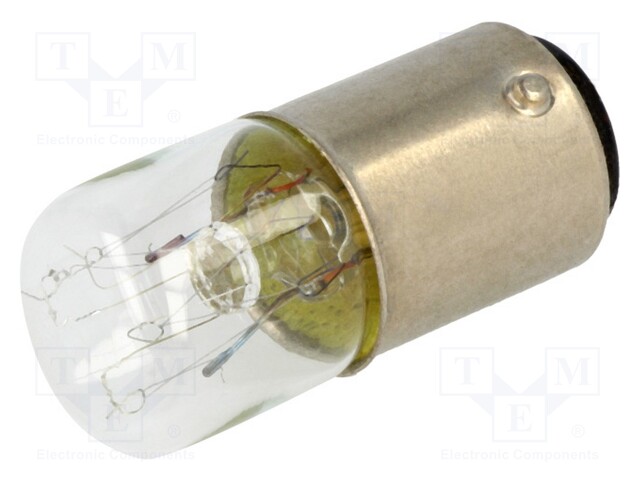 Signallers accessories: bulb; BA15D; Usup: 230VAC; Series: SL7