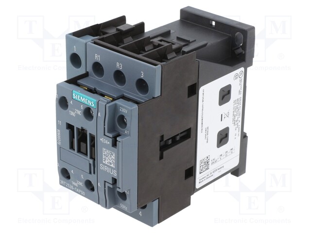 Contactor: 4-pole; NC x2 + NO x2; Auxiliary contacts: NO + NC