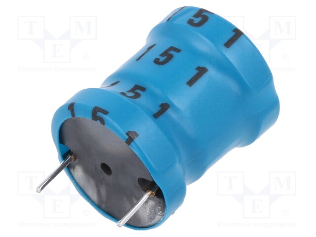 Inductor: ferrite; 150uH; 1.6A; 230mΩ; ±10%; 10kHz