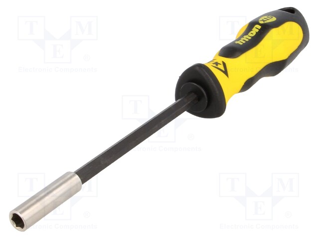 Screwdriver handle; 235mm; for hex bits 1/4"