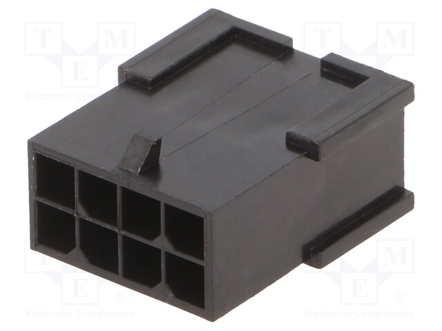 Connector: wire-board; plug; male; -40÷105°C; PIN: 8; Layout: 2x4