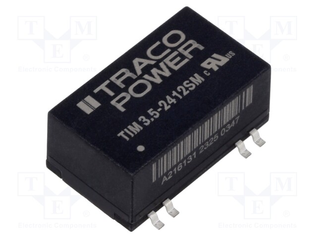 Converter: DC/DC; 3.5W; Uin: 18÷36V; 12VDC; Iout: 292mA; SMD; 7g